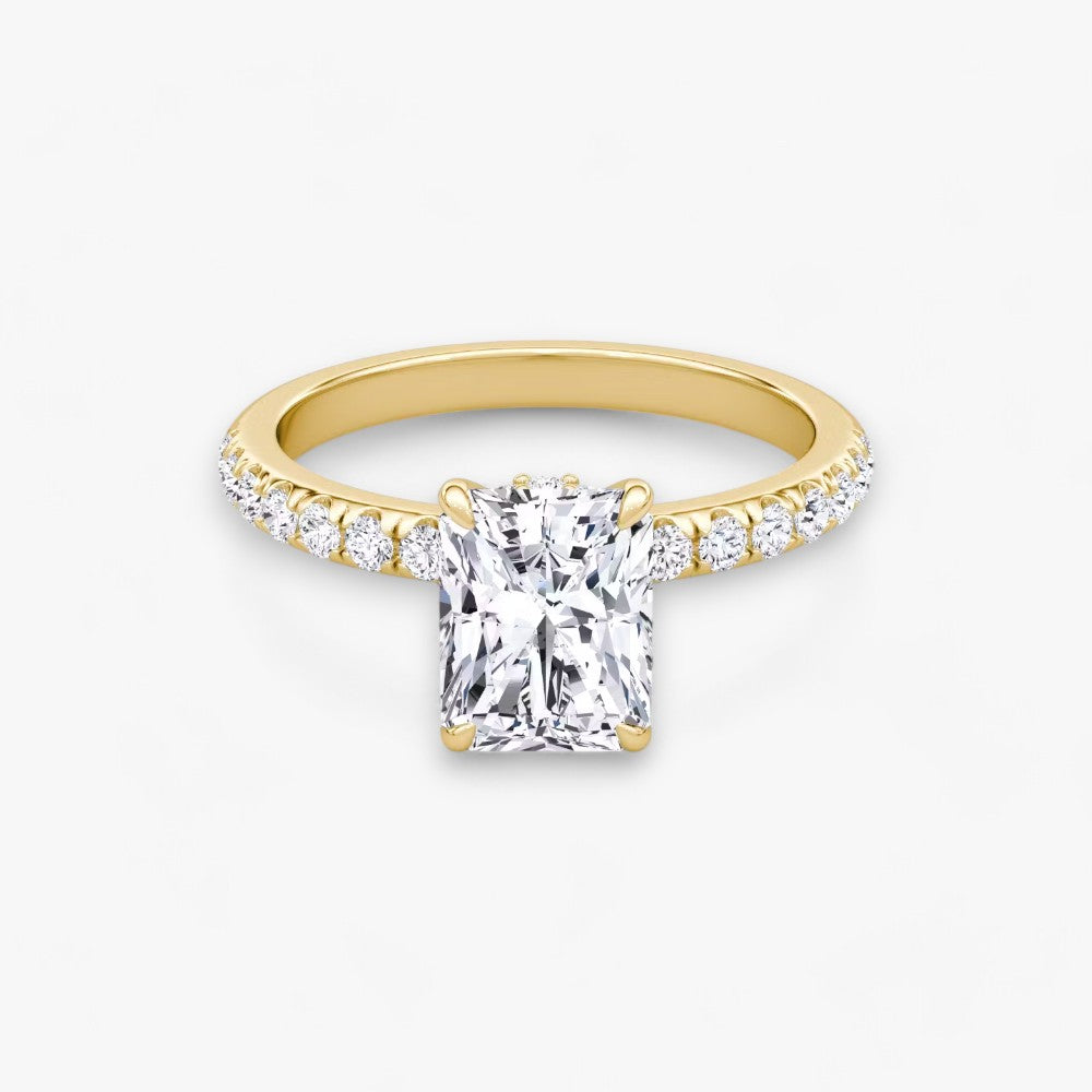 JOIE (Radiant Gelbgold mit Pave LABGROWN)