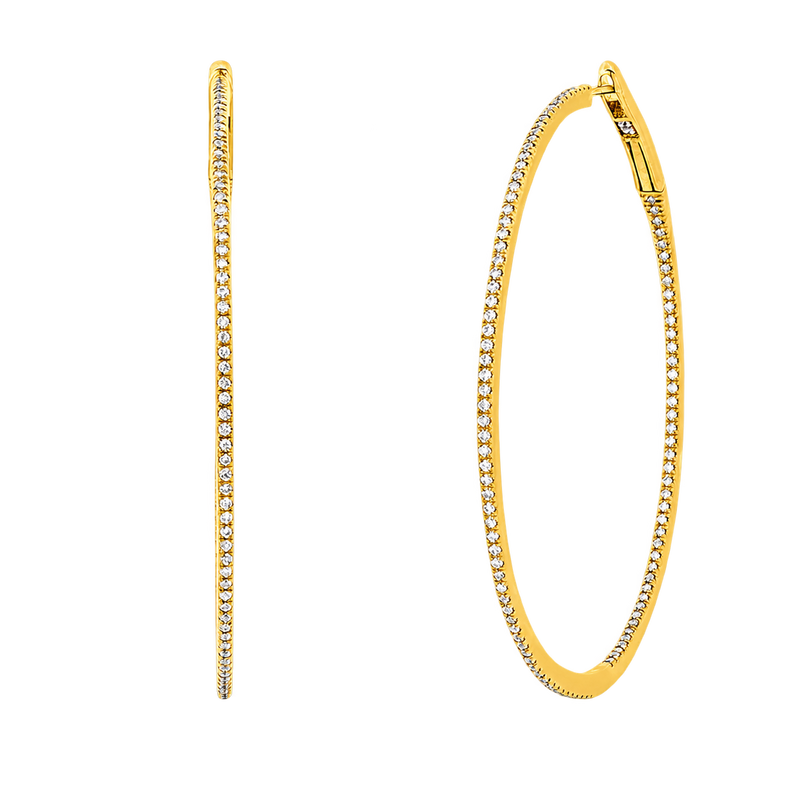 Creolen VOILE (Gelbgold)