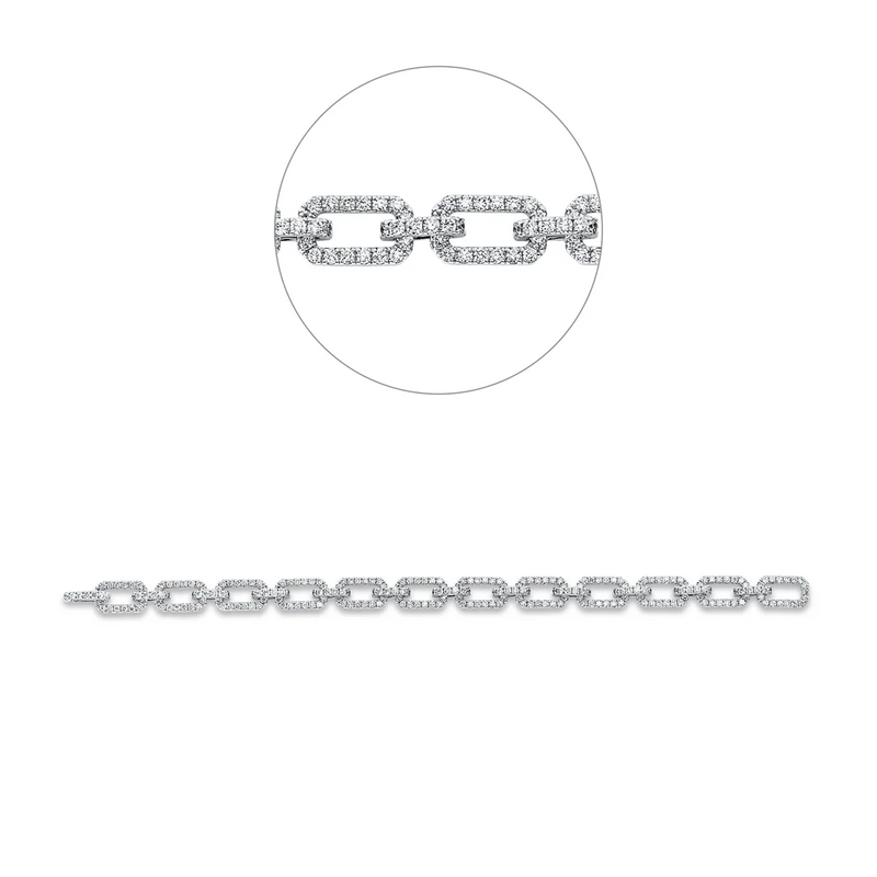 Exklusiv Armband Weissgold - 5E888