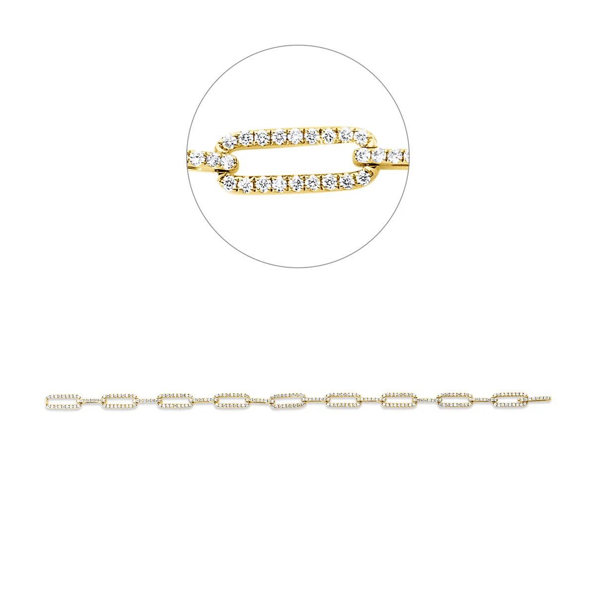 Exklusiv Armband Gelbgold - 5G665