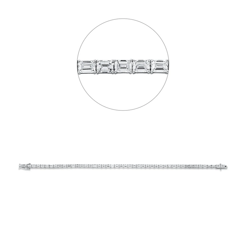 Tennisarmband Weissgold - 5G669