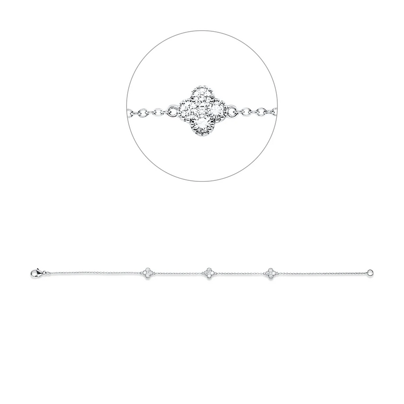 Modern Woman Armband Weissgold - 5G842