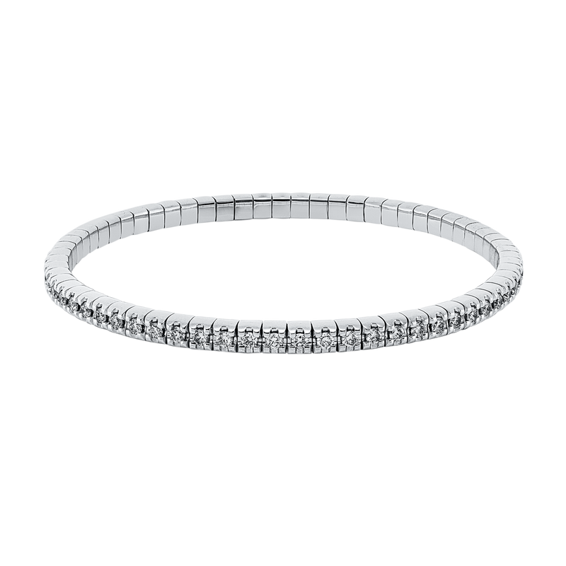 Armband FLEX Pavé (Weißgold)