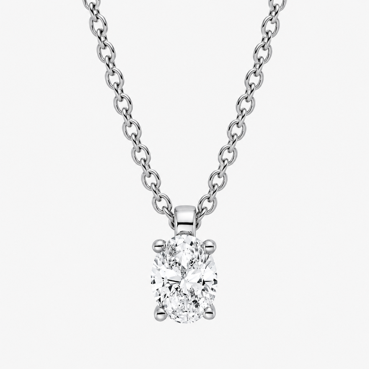 KRAPPE Collier (Weissgold - 4P115)