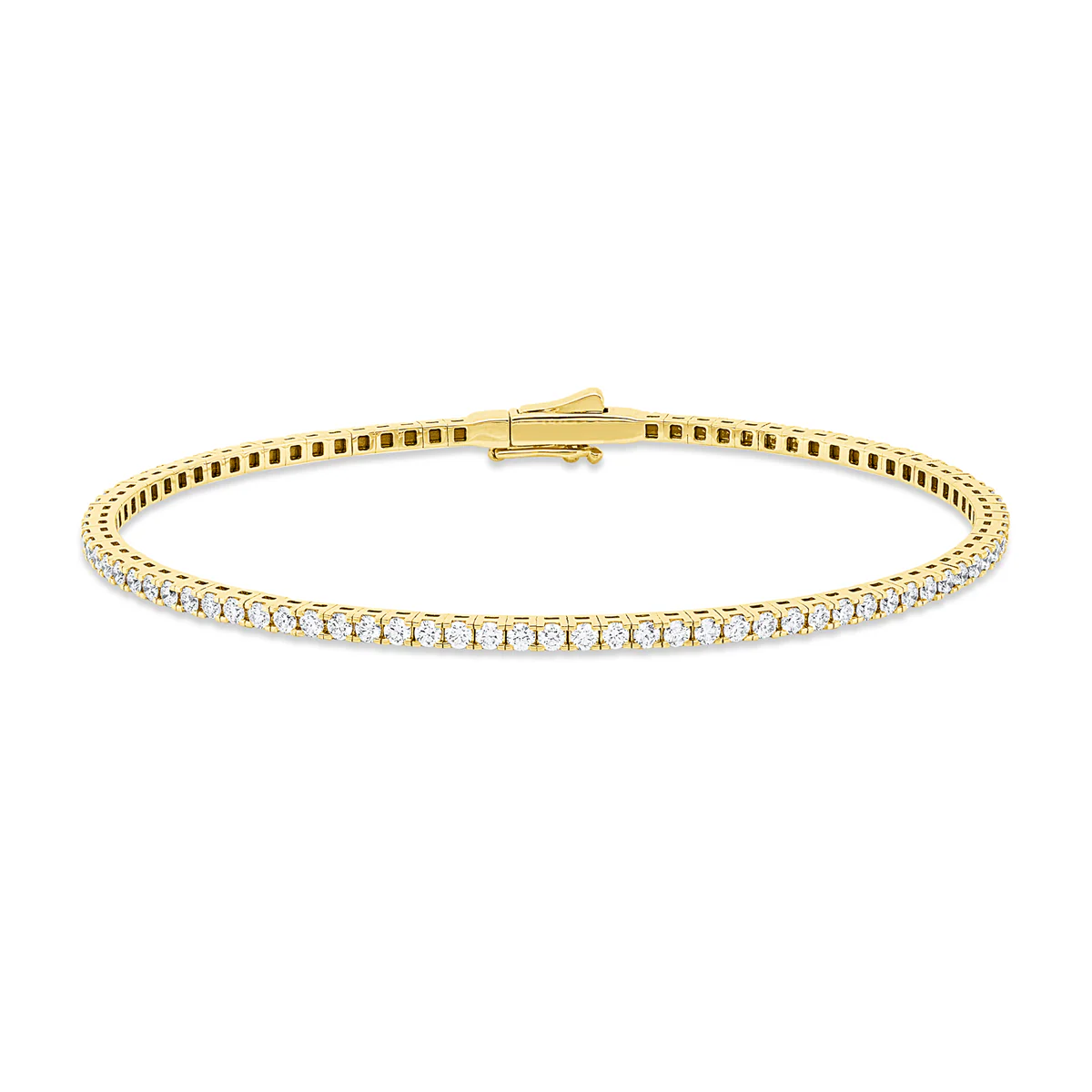 Tennisarmband Armreif Gelbgold - 6B402