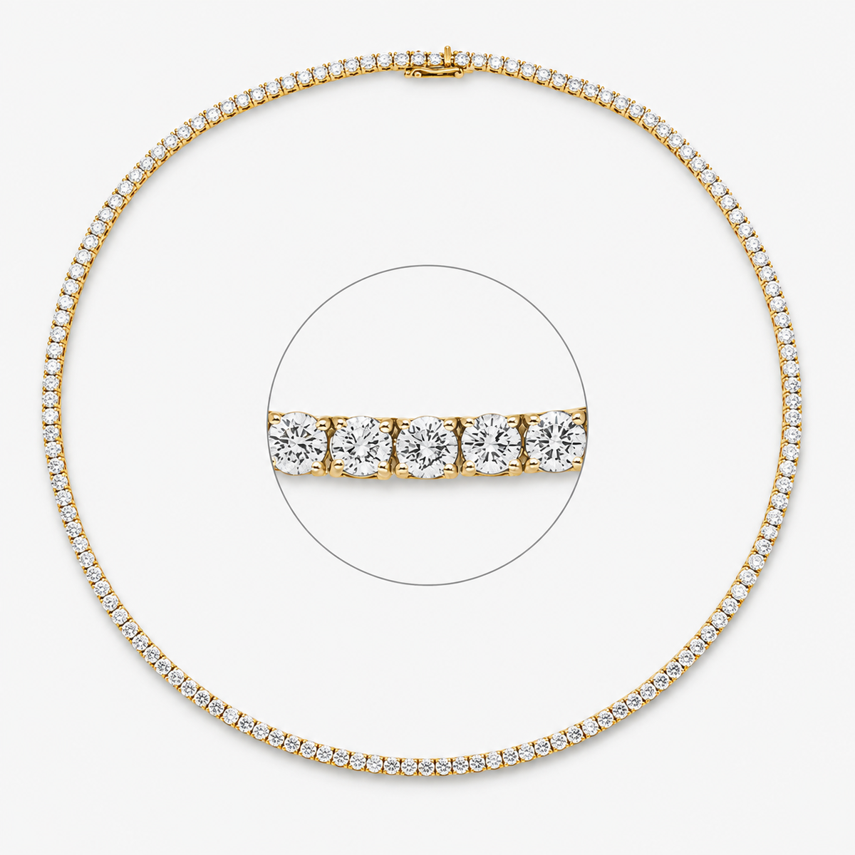 TENNIS Collier (Gelbgold - 4L518)