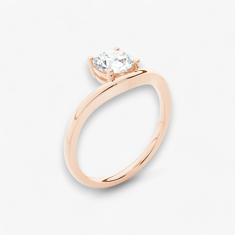 VIOCCI (Rund Rosegold natürlicher Diamant)