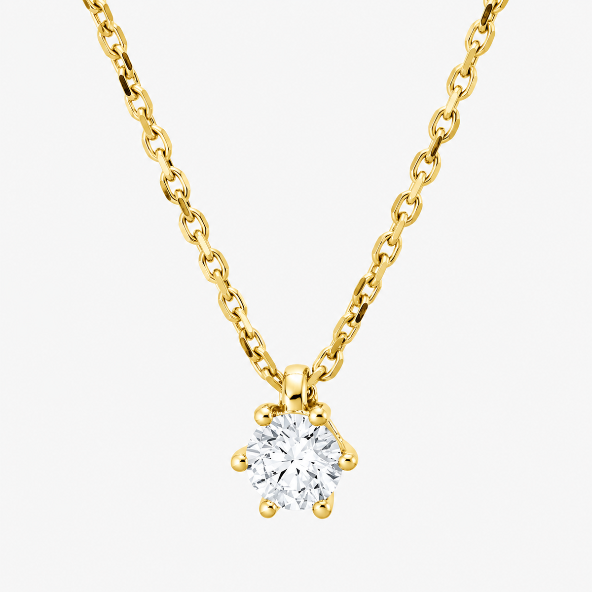 KRAPPE Collier (Gelbgold - 4P172)