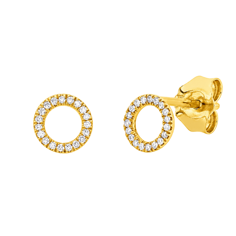 Ohrstecker CERCLE (Gelbgold)