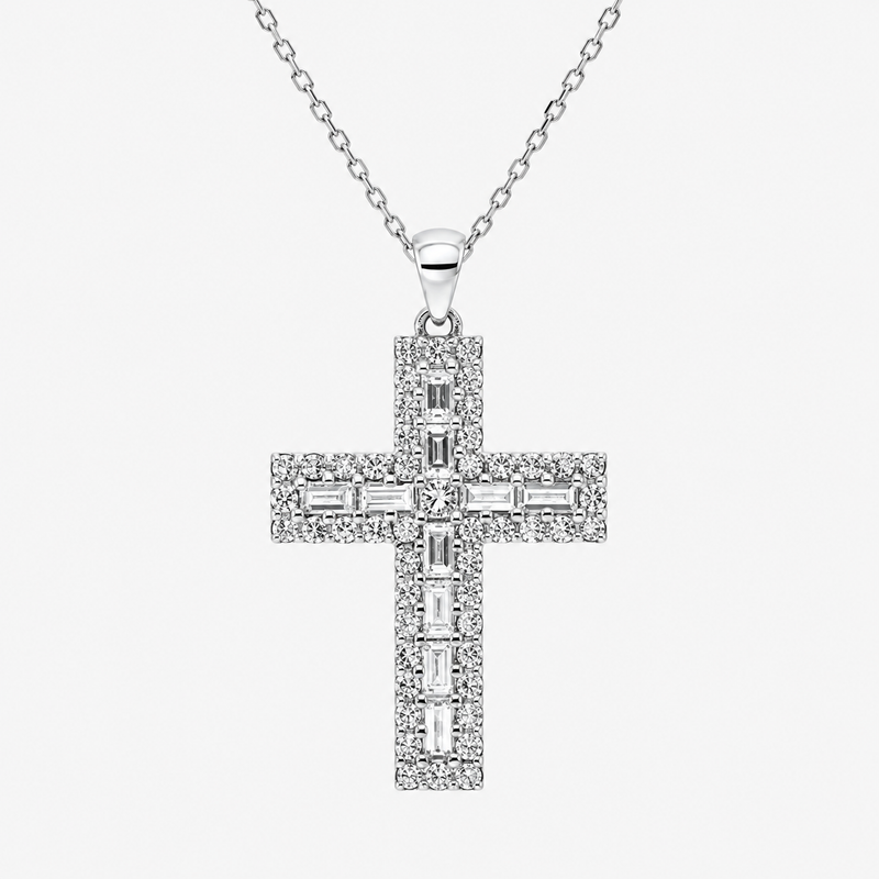 CRUX Collier (Weissgold - 4Q286)