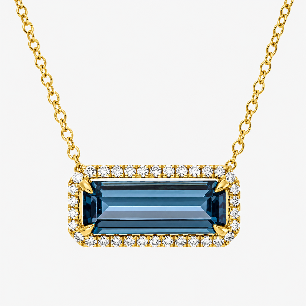 BLUE CLAIRE Collier (Gelbgold - 4Q746)