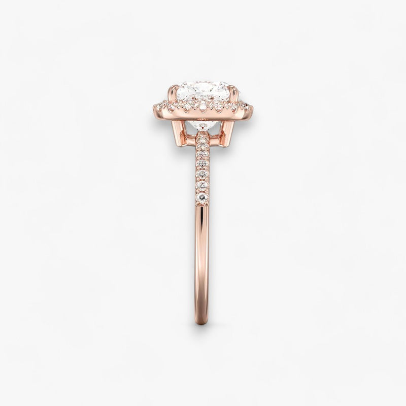 PRESTIGE (Cushion Rose Gold LABGROWN)