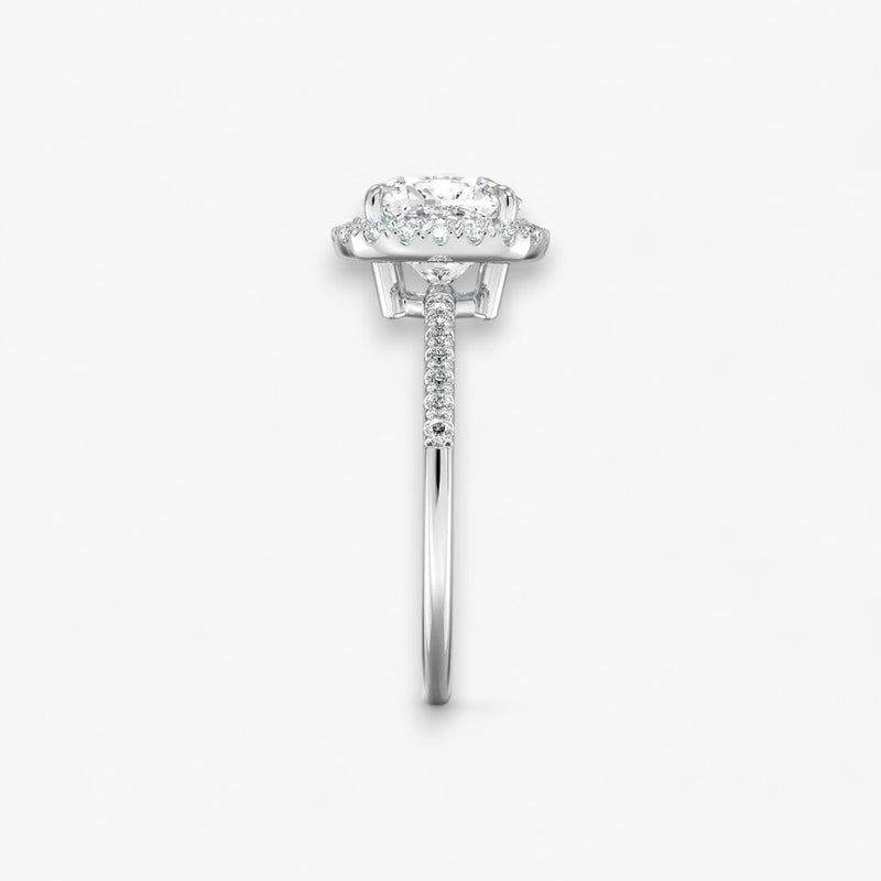 PRESTIGE (Cushion white gold LABGROWN)