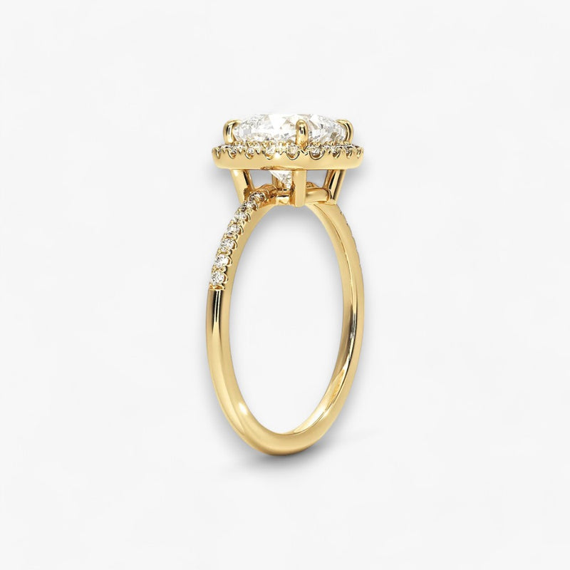 PRESTIGE (Cushion natural diamond yellow gold)