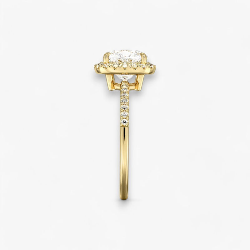 PRESTIGE (Cushion natural diamond yellow gold)