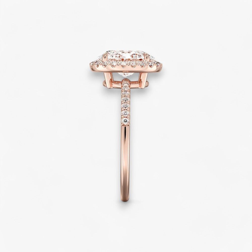 PRESTIGE (Oval natürlicher Diamant Rosegold)