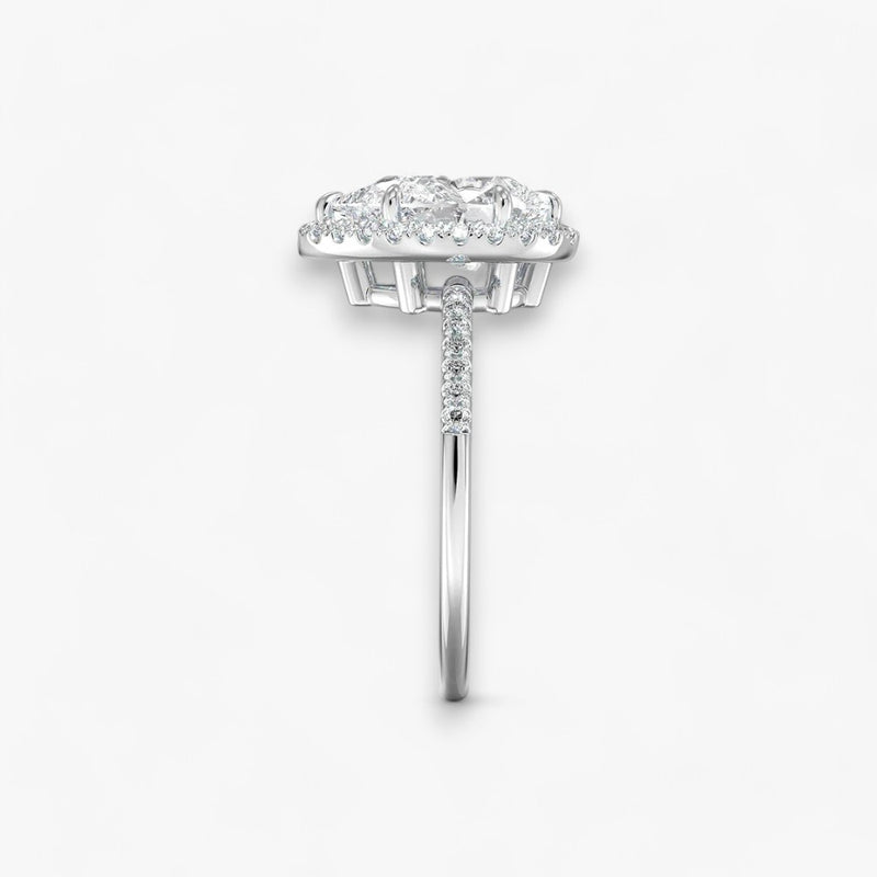 PRESTIGE (drop white gold LABGROWN)