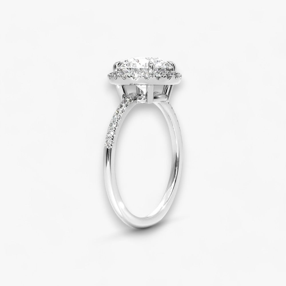 PRESTIGE (Rund natürlicher Diamant Platin)