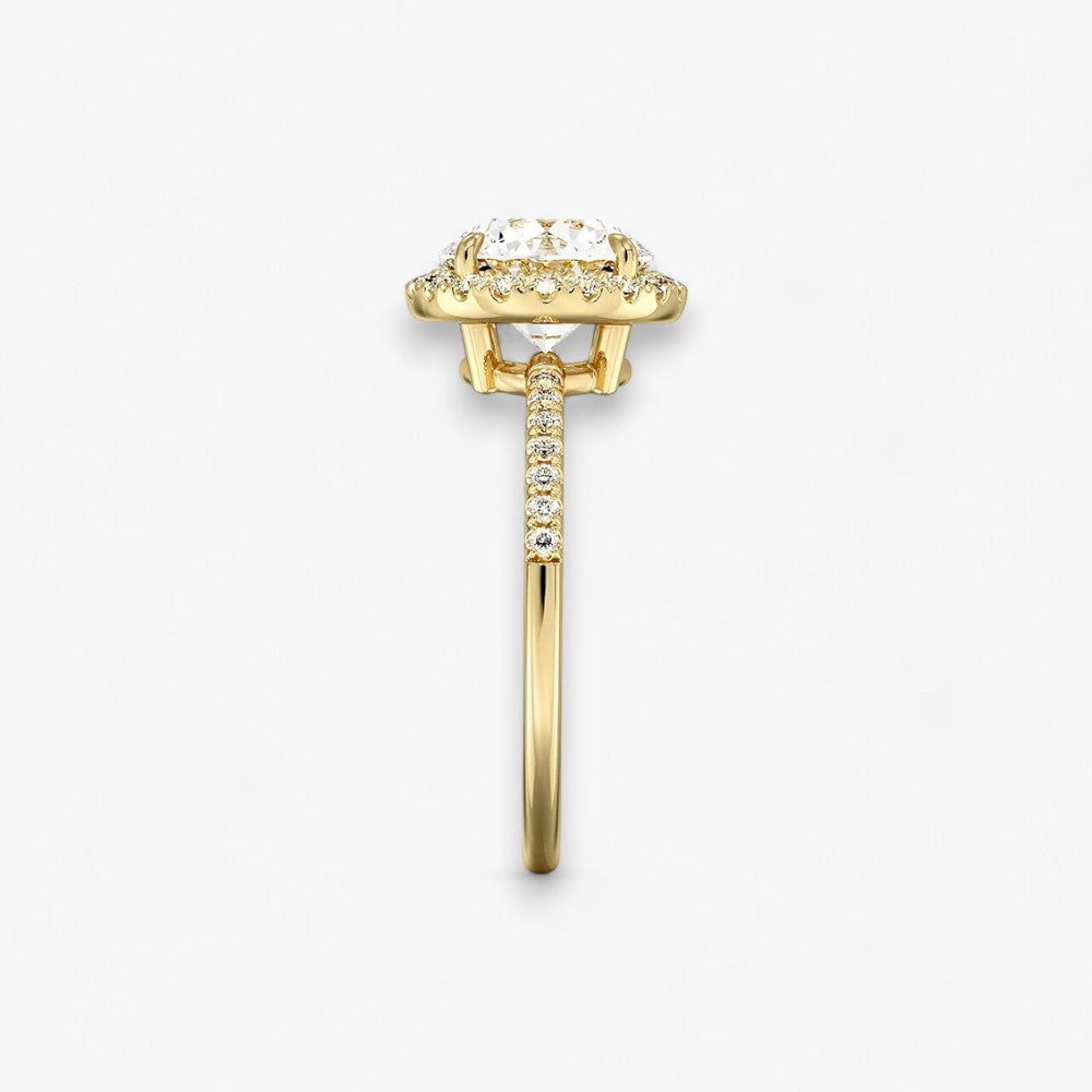 PRESTIGE (Rund natürlicher Diamant Gelbgold)