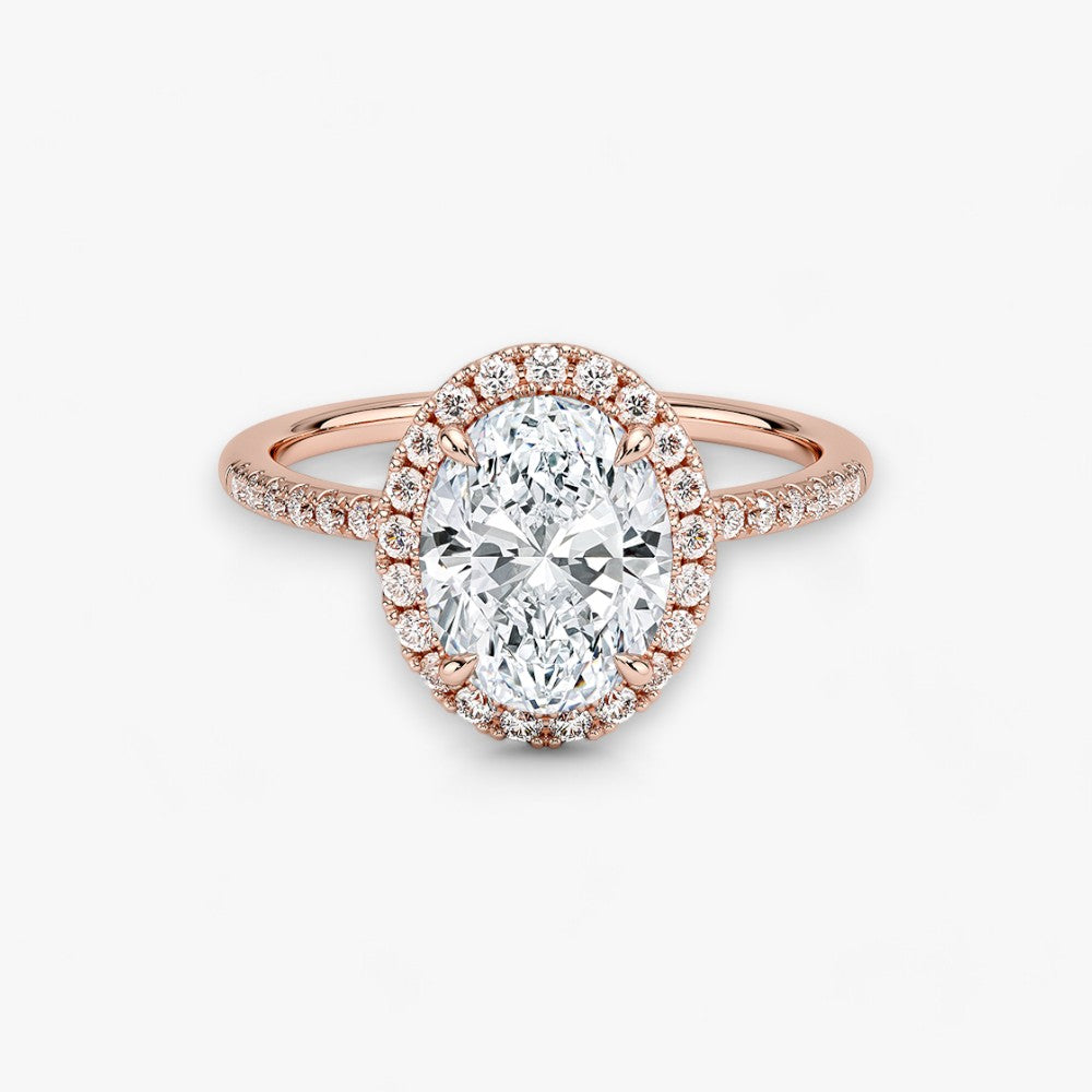 PRESTIGE (Oval natürlicher Diamant Rosegold)