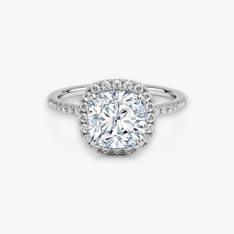 PRESTIGE (Cushion white gold LABGROWN)