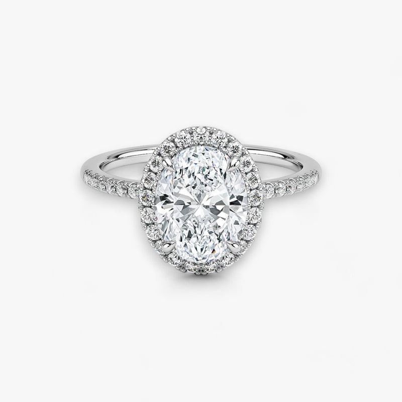 PRESTIGE (Oval White Gold LABGROWN)