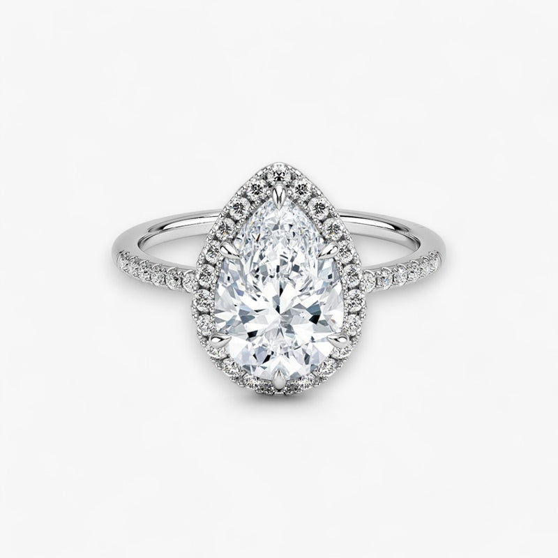 PRESTIGE (drop white gold LABGROWN)