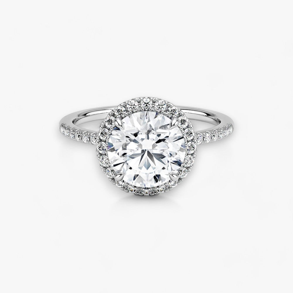 PRESTIGE (Rund natürlicher Diamant Weissgold)