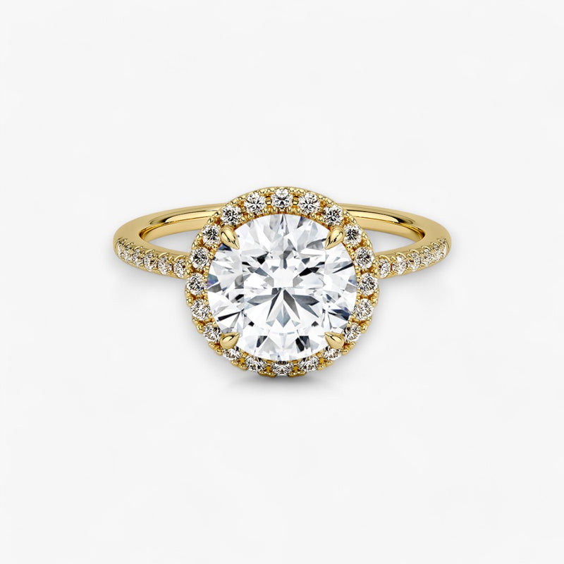 PRESTIGE (Round Yellow Gold LABGROWN)