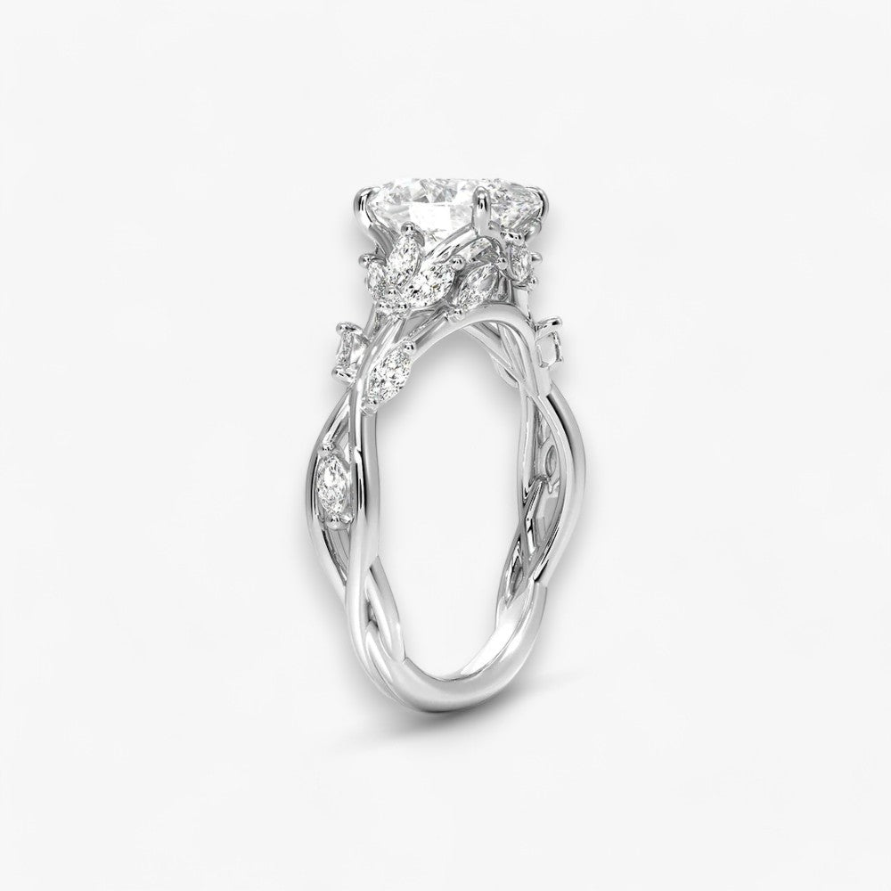 FLEUR (Oval Weissgold)