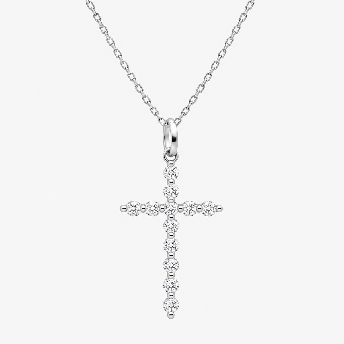 CRUX Collier (Weissgold - 4Q302)