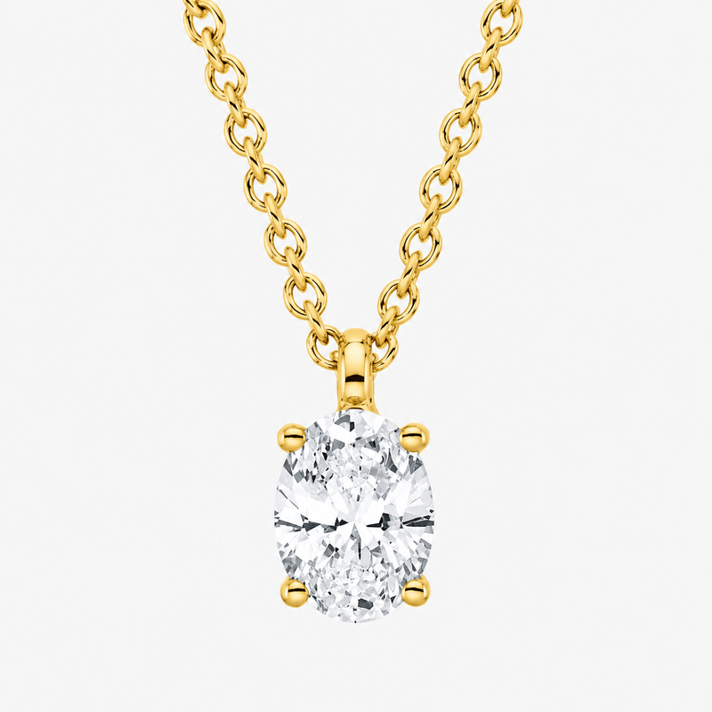 KRAPPE Collier (Gelbgold - 4P086)