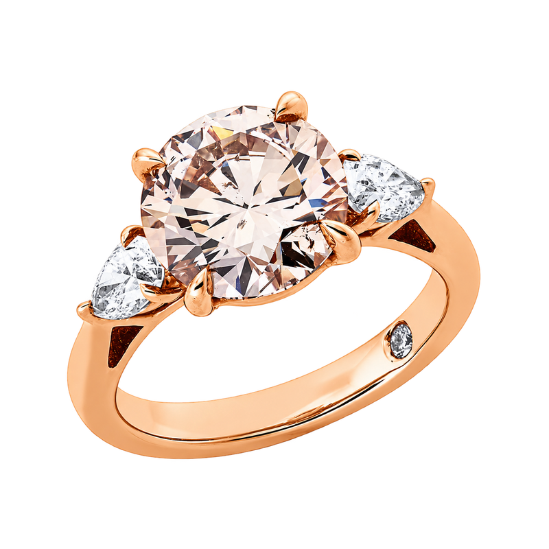 Ring TRILOGIE Rose in Roségold – Produktansicht | NÓIR Diamonds