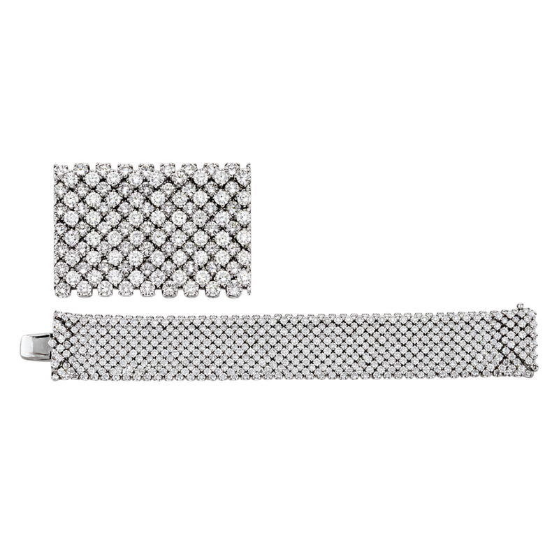 Armband MAJESTÉ in Weißgold – Produktansicht | NÓIR Diamonds