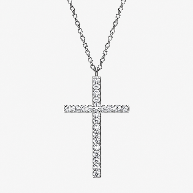 CRUX Collier (Weissgold- 4F936)