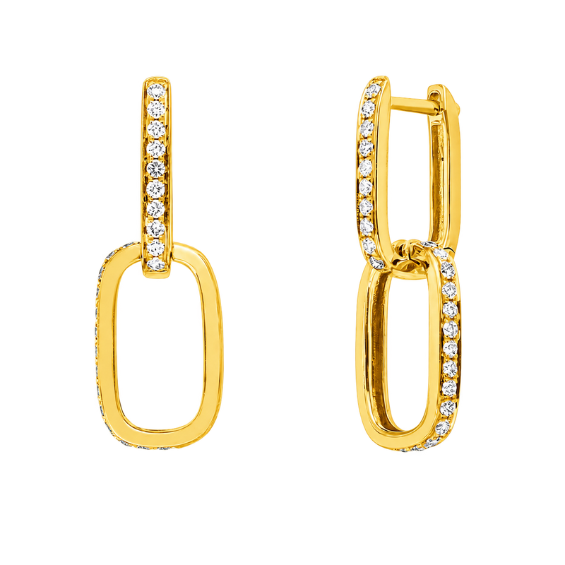 Creolen ATTACHE Duo (Gelbgold)