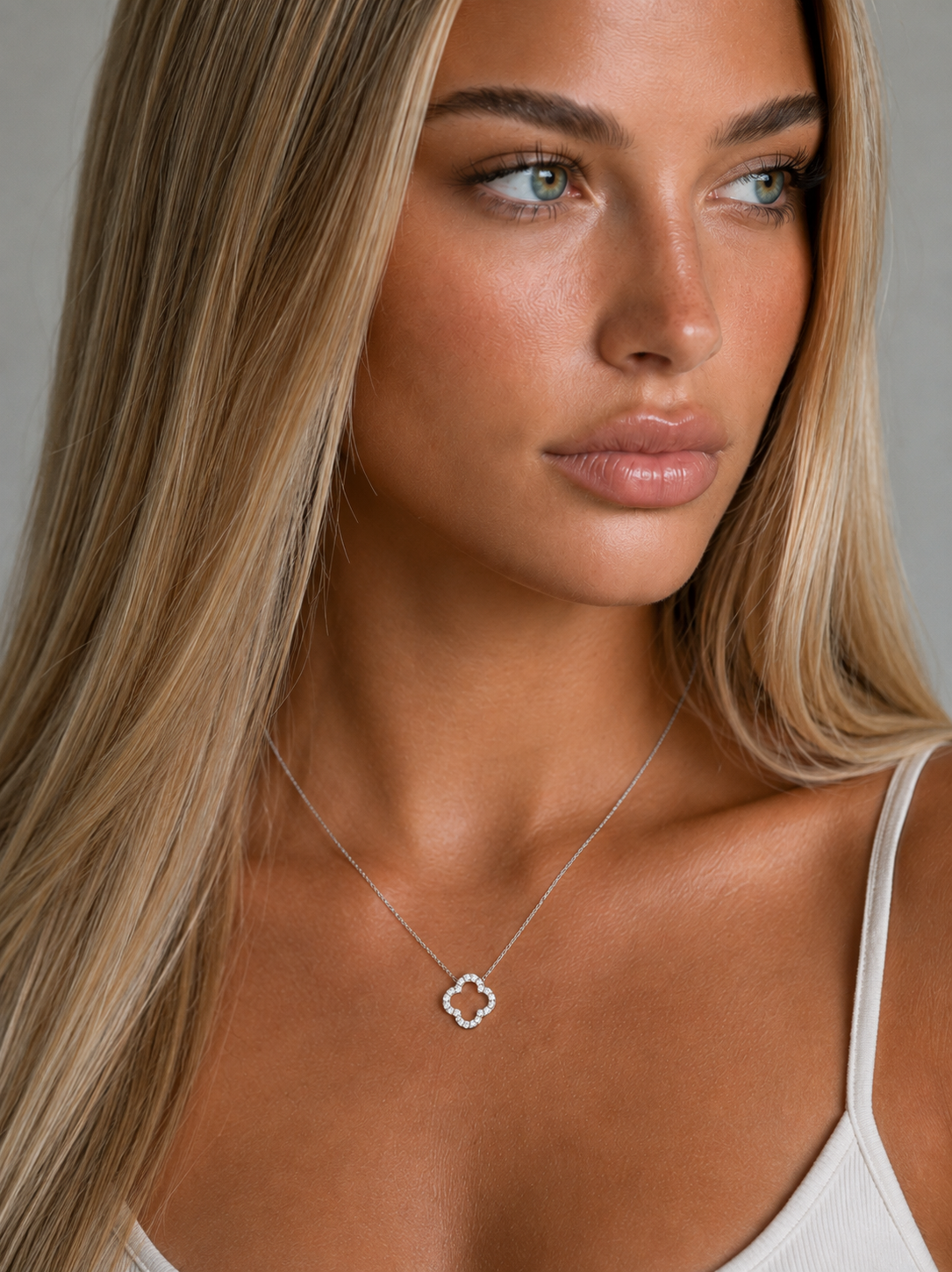 Modern Woman Collier Weissgold - 4P680