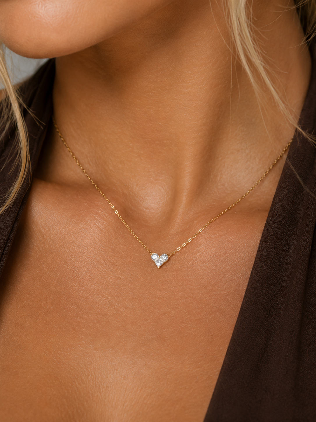Herz Collier Gelbgold - 4I705