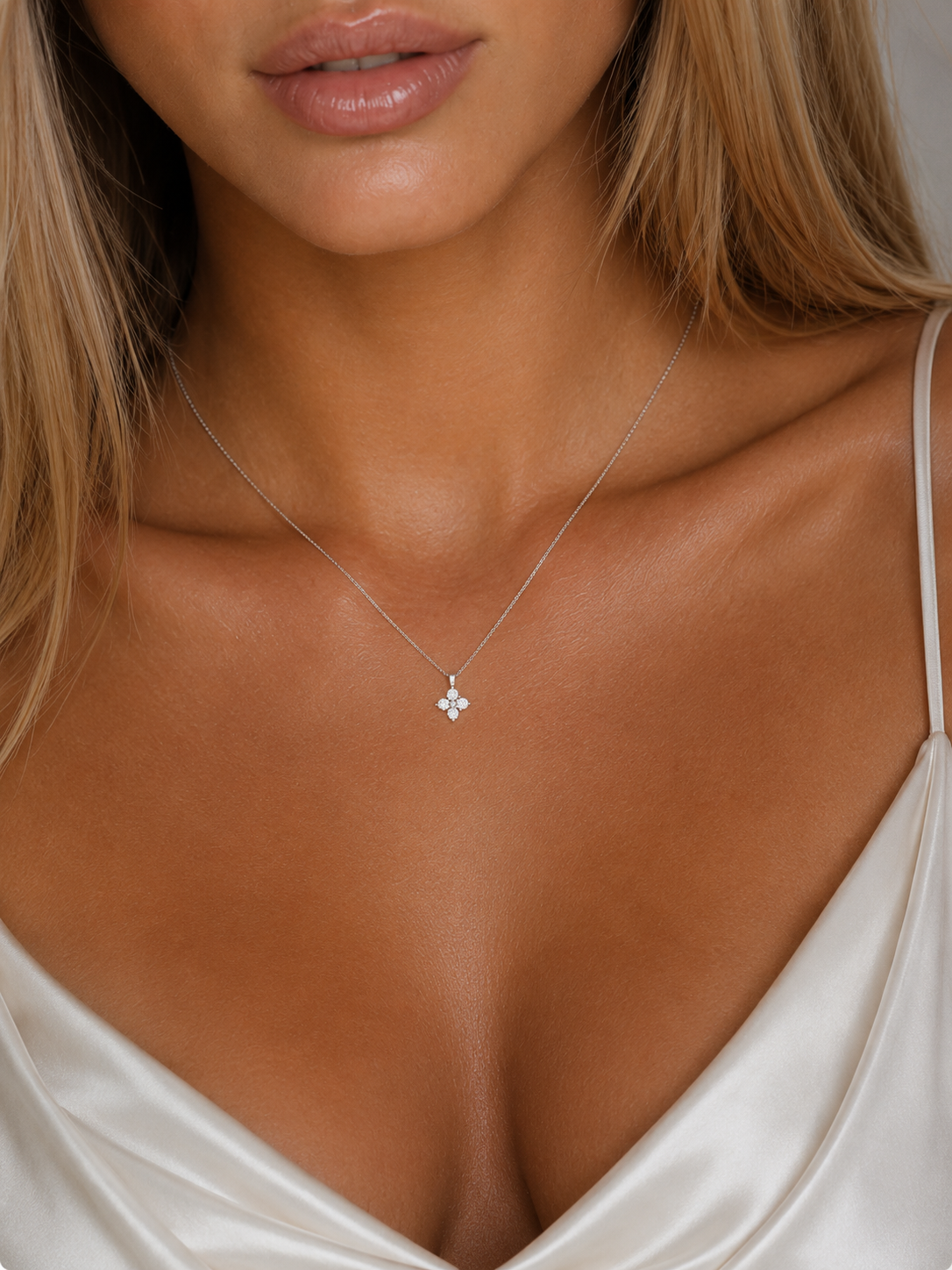 Modern Woman Collier Weissgold - 4P083