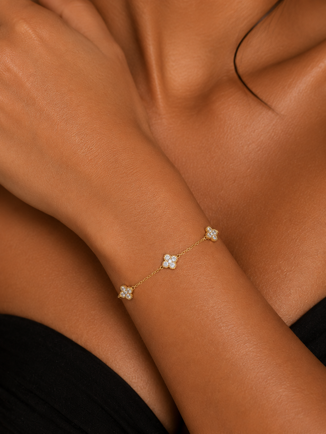 Modern Woman Armband Gelbgold - 5G842