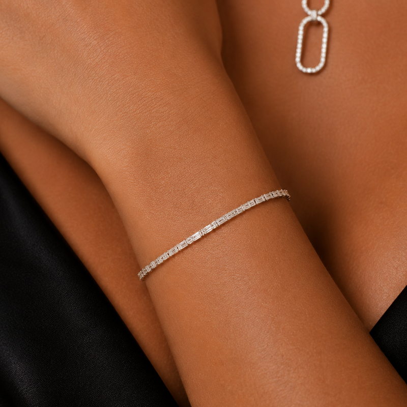 Tennisarmband Weissgold - 5G669