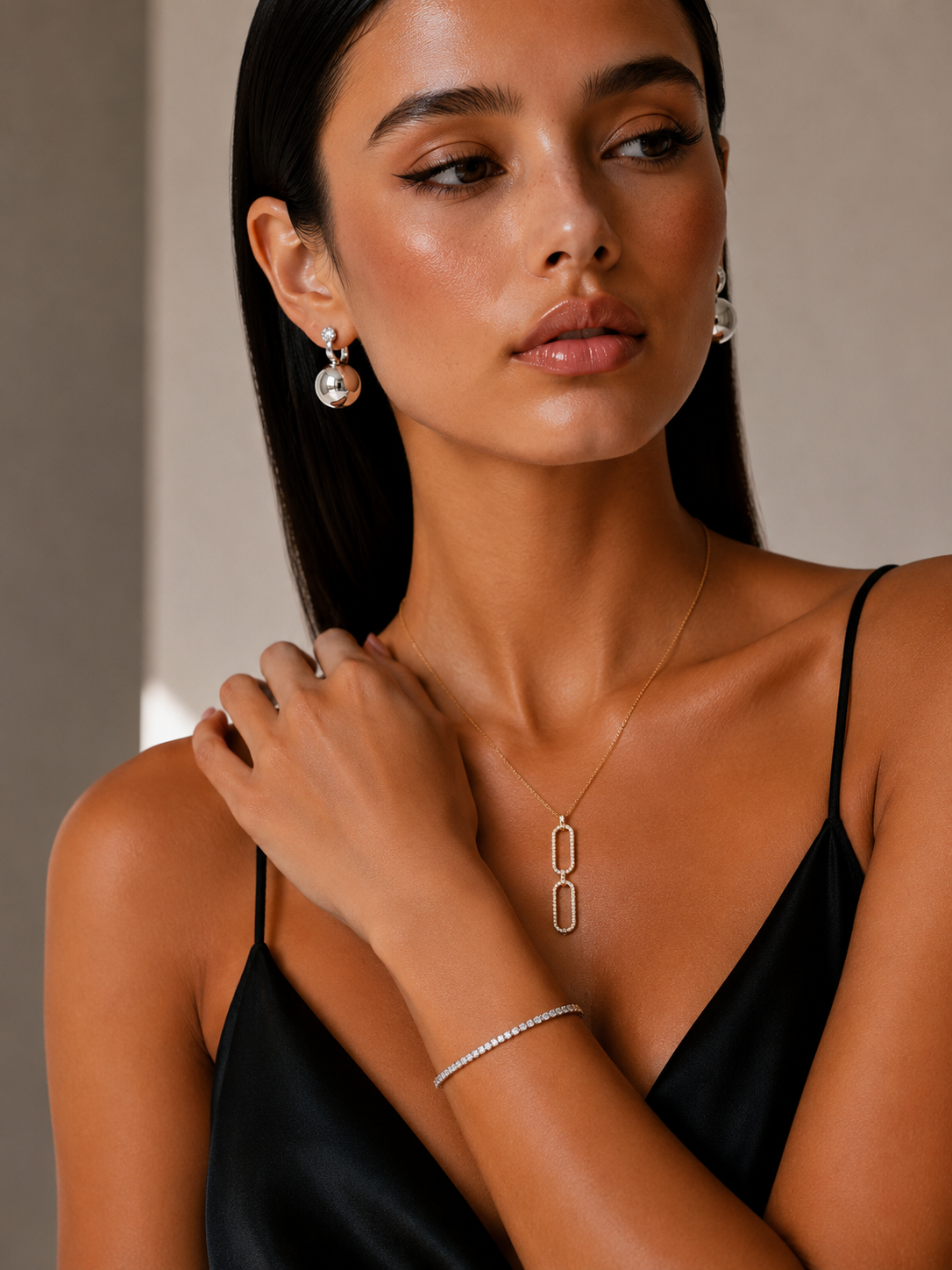 Tennisarmband Weissgold - 5E843