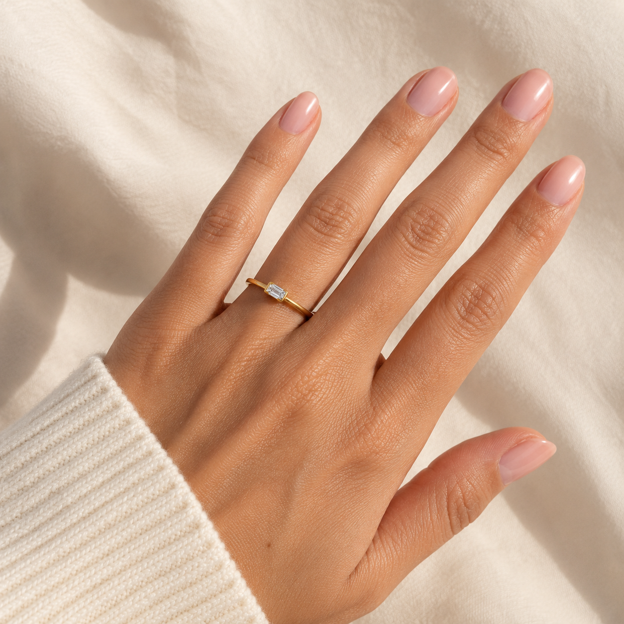 Solitaire Ring Gelbgold - 1JL19