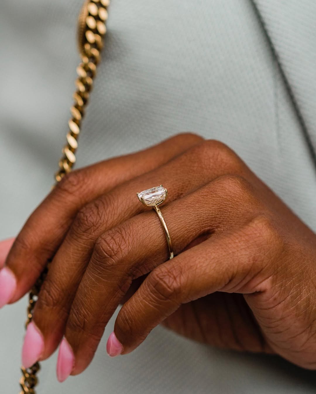 AMOUR (Radiant Gelbgold ohne Pave LABGROWN)