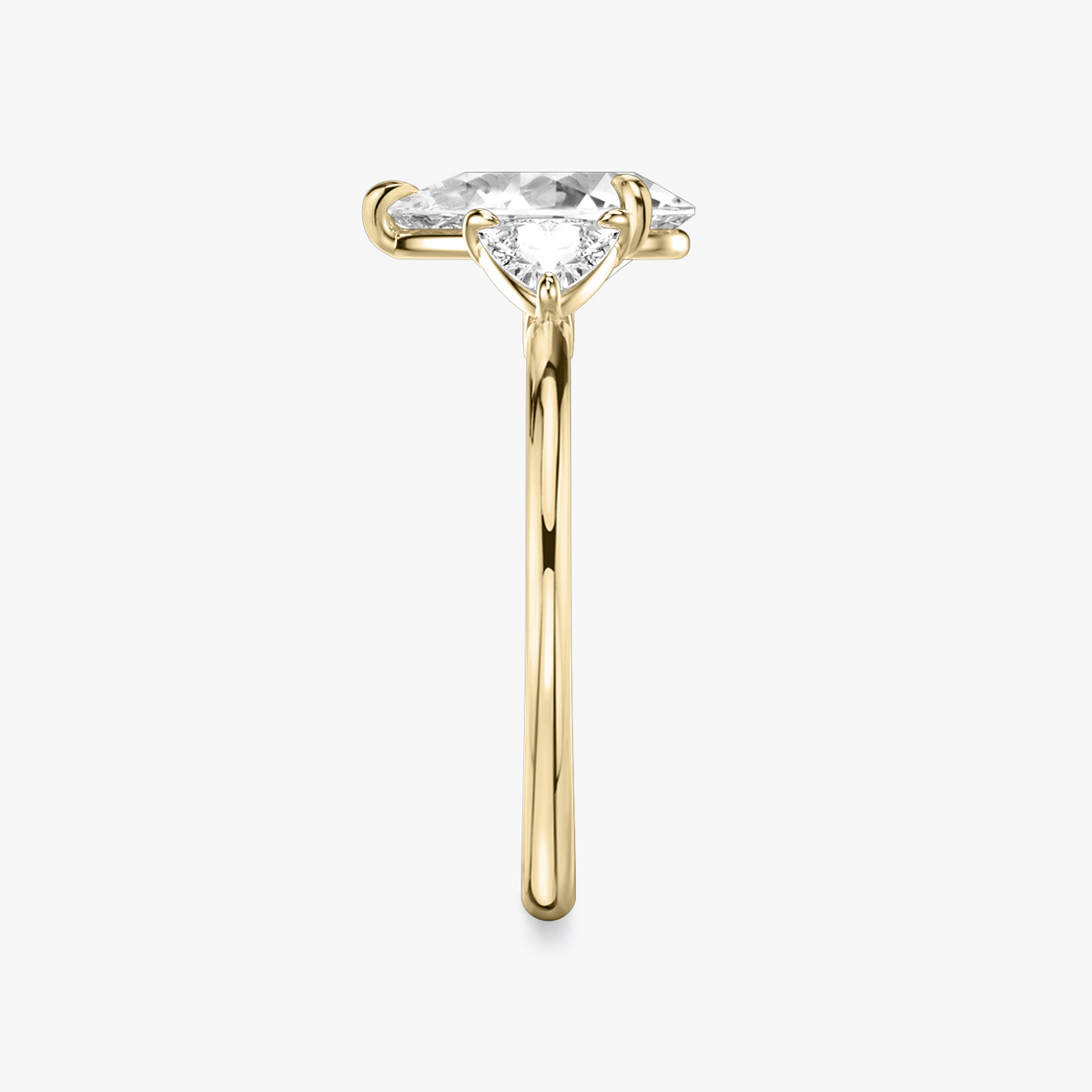 TRILOGIE (Tropfen Gelbgold LABGROWN, Seitensteine Tropfen)
