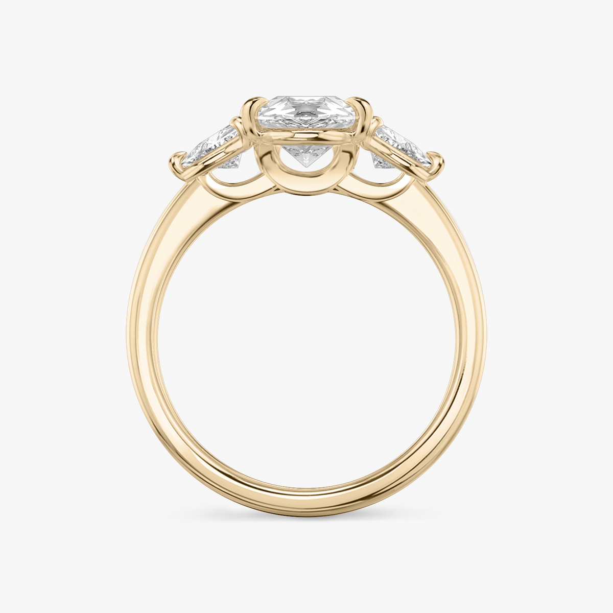 TRILOGIE (Tropfen Rosegold LABGROWN, Seitensteine Trillant)