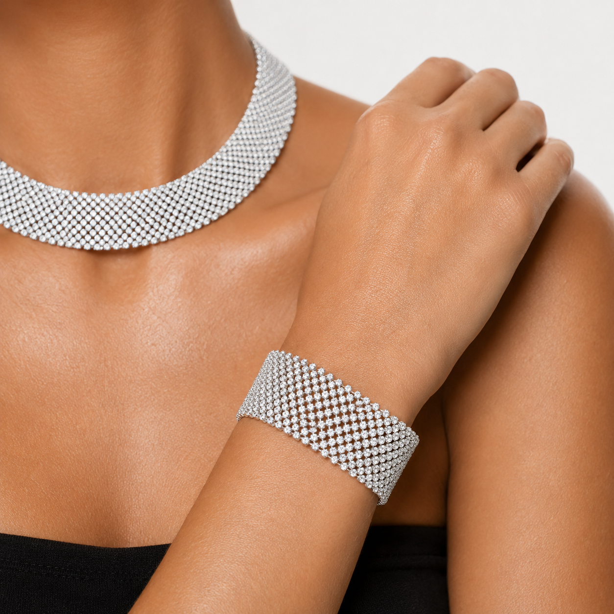 Exklusiv Armband Weissgold - 5C249
