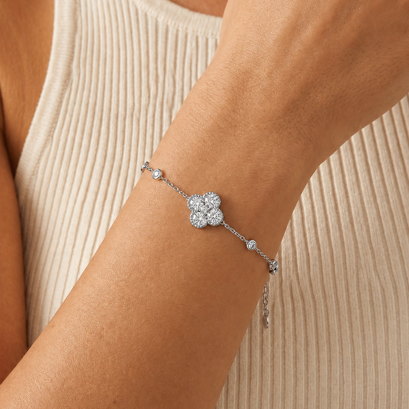 Modern Woman Armband Weissgold - 5G353