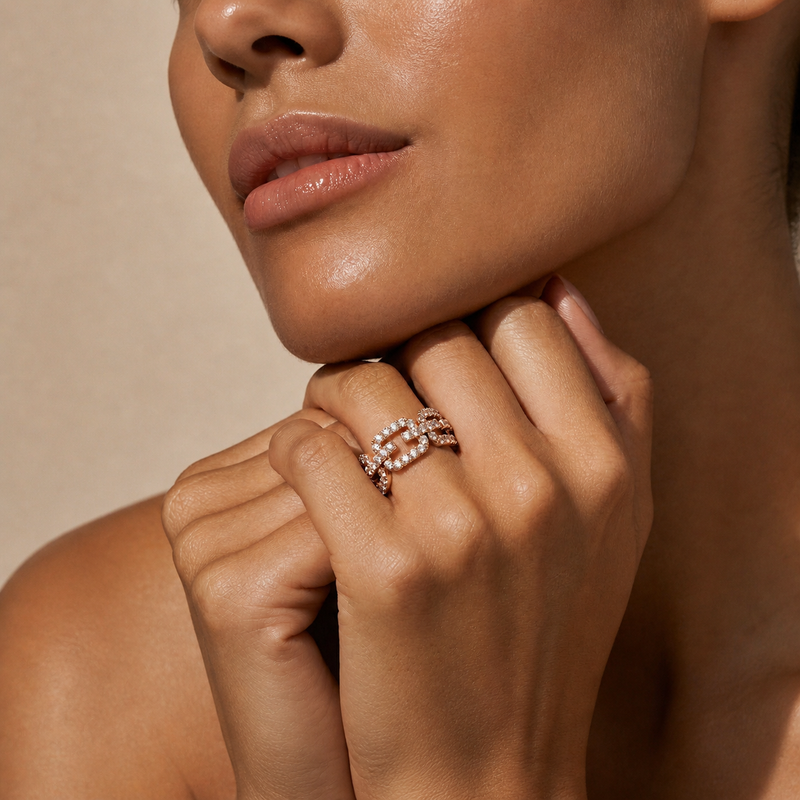 Exklusiv Ring Rosegold - 1EI22