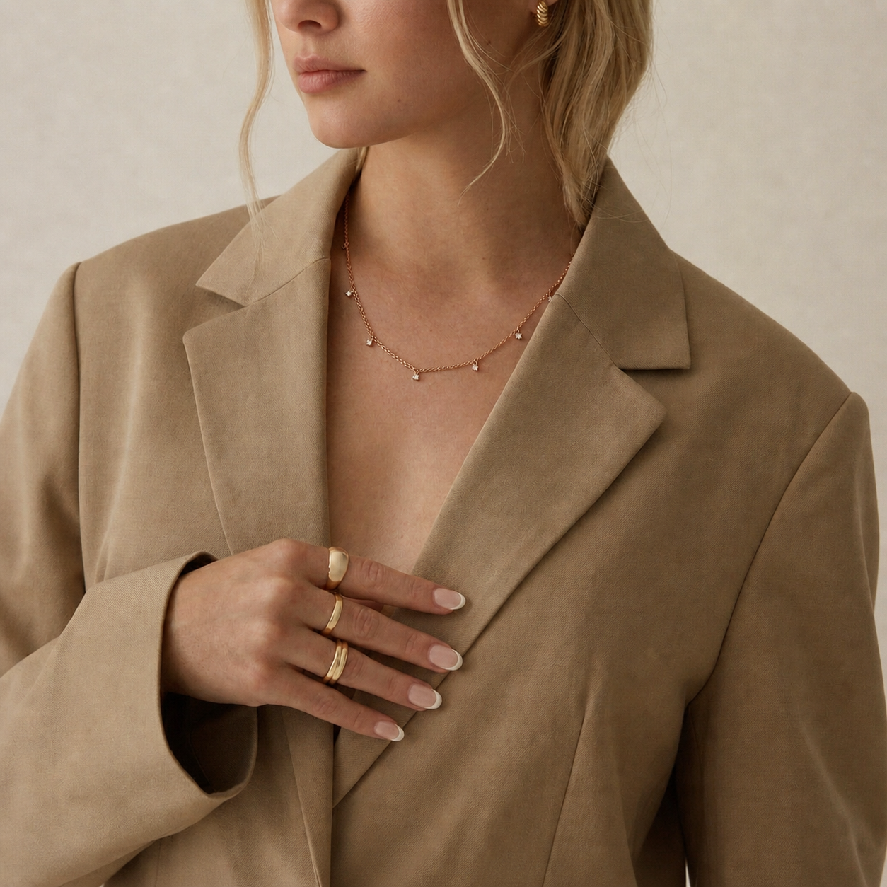 Modern Woman Collier Rosegold- 4J061